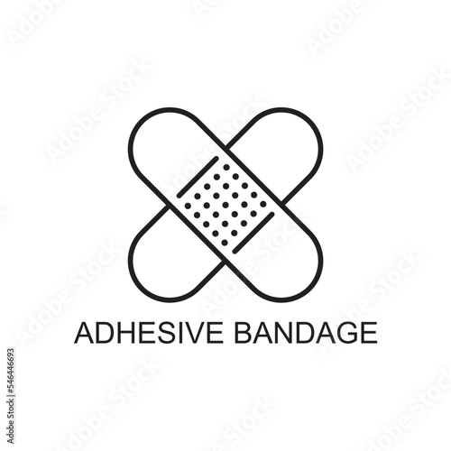 adhesive bandage icon , plaster icon