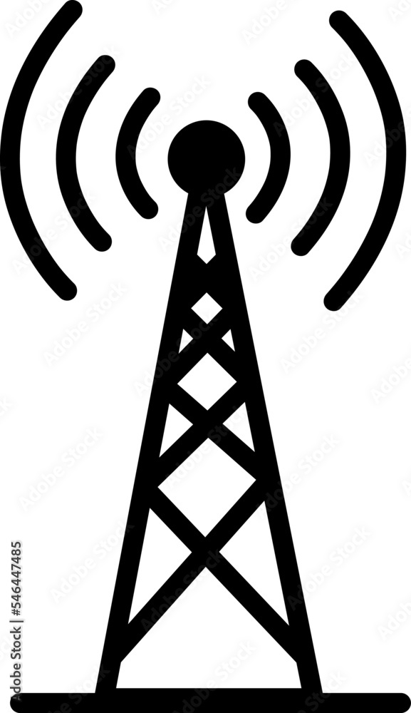 transmiter icon, vector symbol template on white background transmiter icon, vector symbol template on white background
