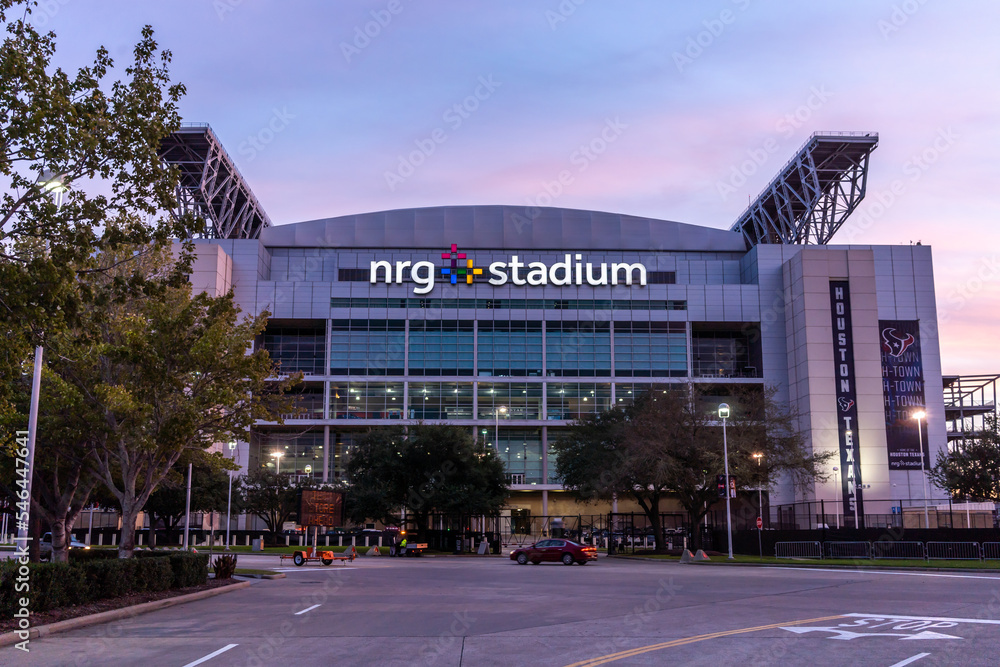 THE USA, Houston, Texas, November 2022 NRG stadium in Texas will take