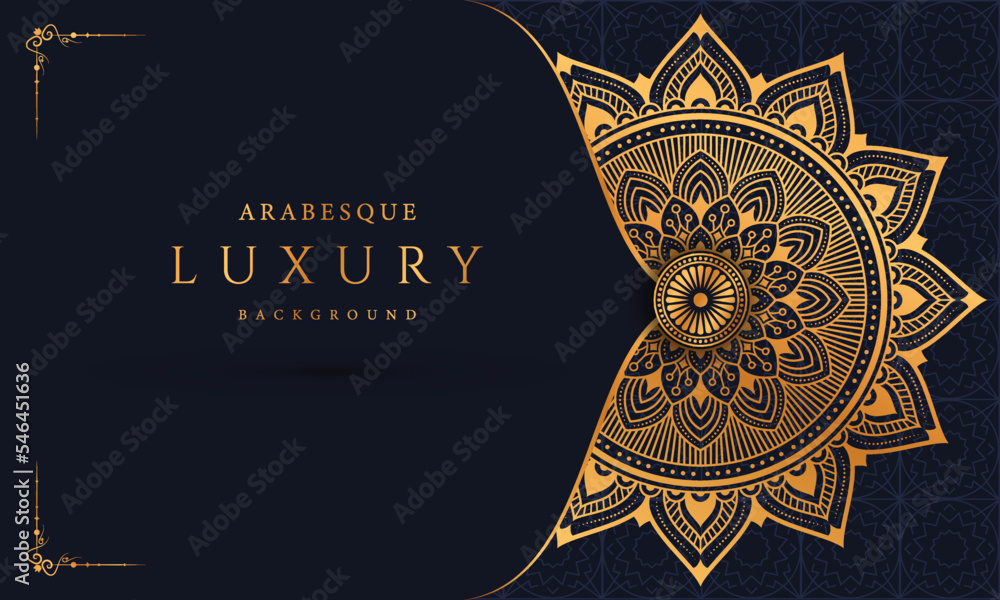 Luxury mandala background with golden arabesque pattern Arabic Islamic east style. decorative mandala for print, poster, cover, brochure, flyer, banner Luxury mandala background with golden arabesque pattern Arabic Islamic east style. decorative mandala for print, poster, cover, brochure, flyer, banner