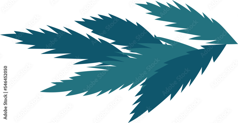Christmas pine leaf branch Christmas pine leaf branch
