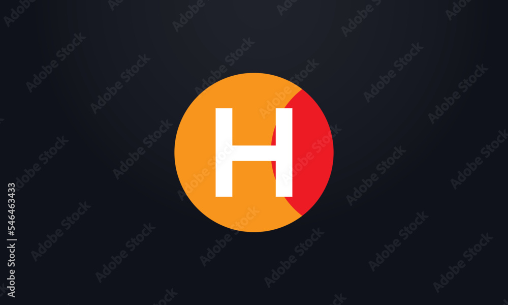 Obraz premium Colorful circle logo and circle favicon vector and simple circle monogram vector and flat icon symbol with letters