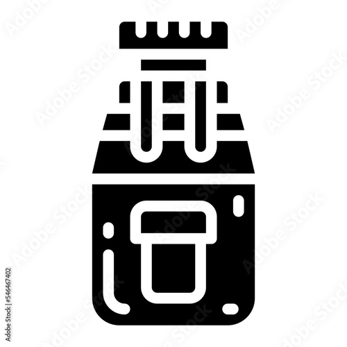 canteen glyph icon style