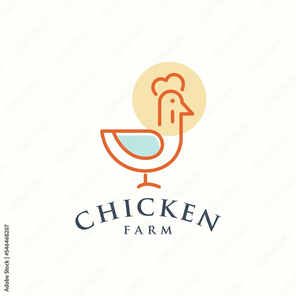 chicken logo design