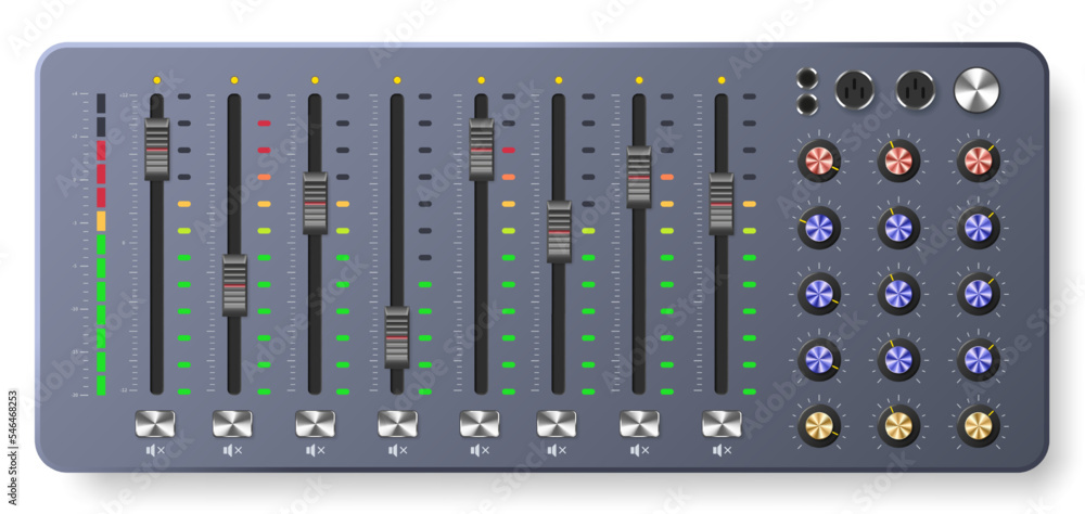 Photography Audio mixer board