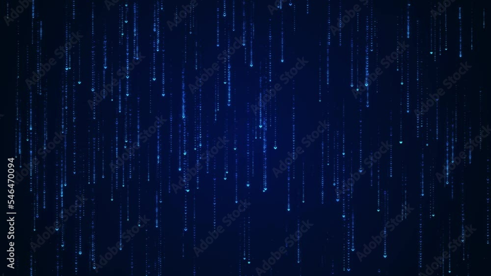 Background of blue big data technology animation Background of blue big data technology animation