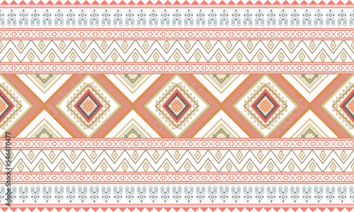 Geometric ethnic pattern for background,fabric,wrapping,clothing,wallpaper,Batik,carpet,embroidery style.	