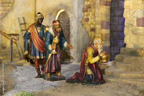 Heilige drei Könige, Weihnachtskrippe