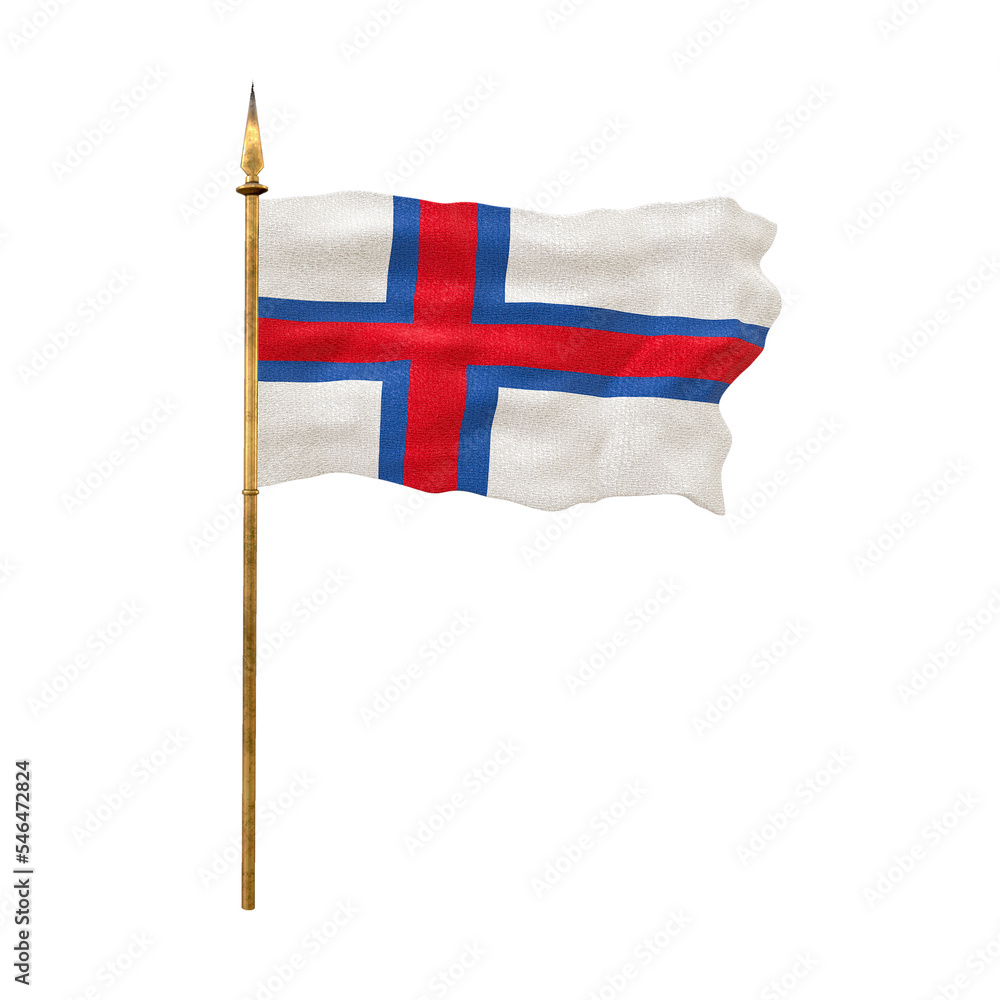 Background for designers. National Day. National flag  of Faroe islands