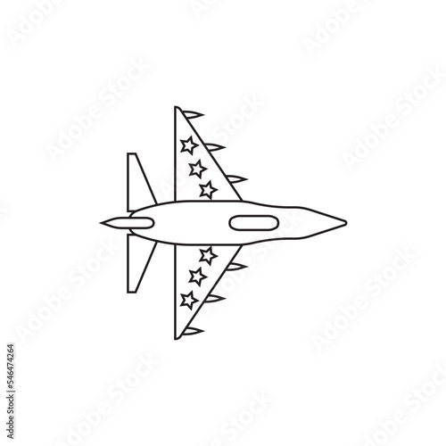 fighter jet icon