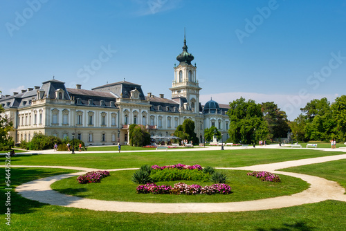 Festetics Palace, the most visited castle in Hungary, was continuously built and expanded from the middle of the 18th century and owned by the Festetics family for 200 years - Keszthely, Hungary
