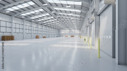 Schilderij op canvas Industrial Warehouse Interior 11b