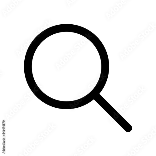 magnifier icon vector logo template