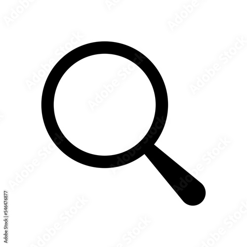 magnifier icon vector logo template