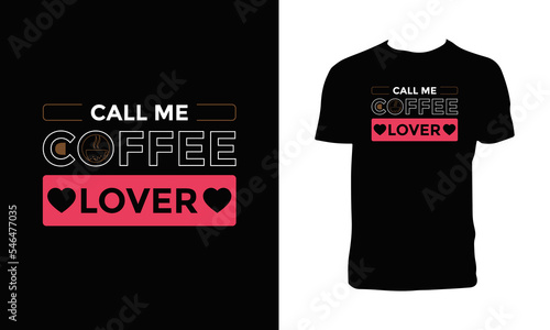 Coffee Lettering T Shirt Design