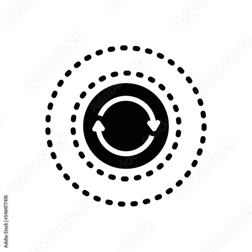 Black solid icon for consist