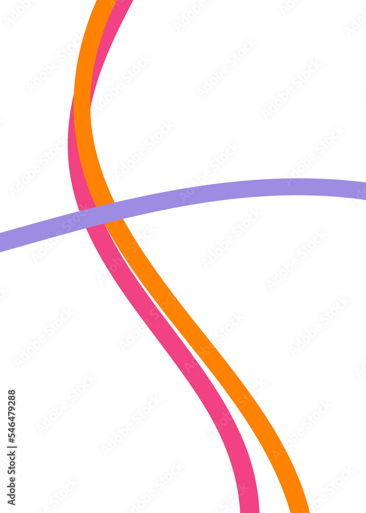 Pink Orange Purple Abstract Doodle Lines Pink Orange Purple Abstract Doodle Lines