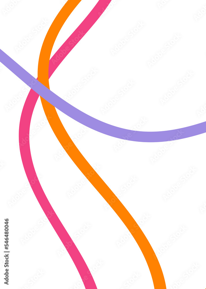 Pink Orange Purple Abstract Doodle Lines Pink Orange Purple Abstract Doodle Lines