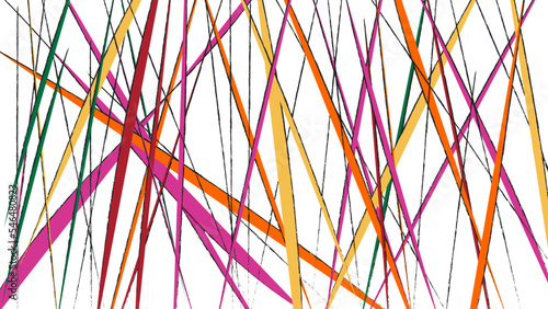 Action Painting 2023 Color Match Wide Wallpaper