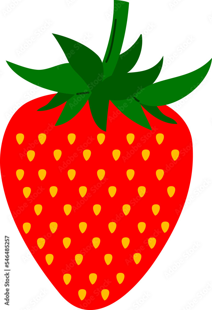 Hand drawn style drawing strawberry Hand drawn style drawing strawberry