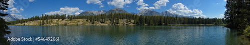 View of Johnson Lake in Banff National Park,Alberta,Canada,North America  © kstipek