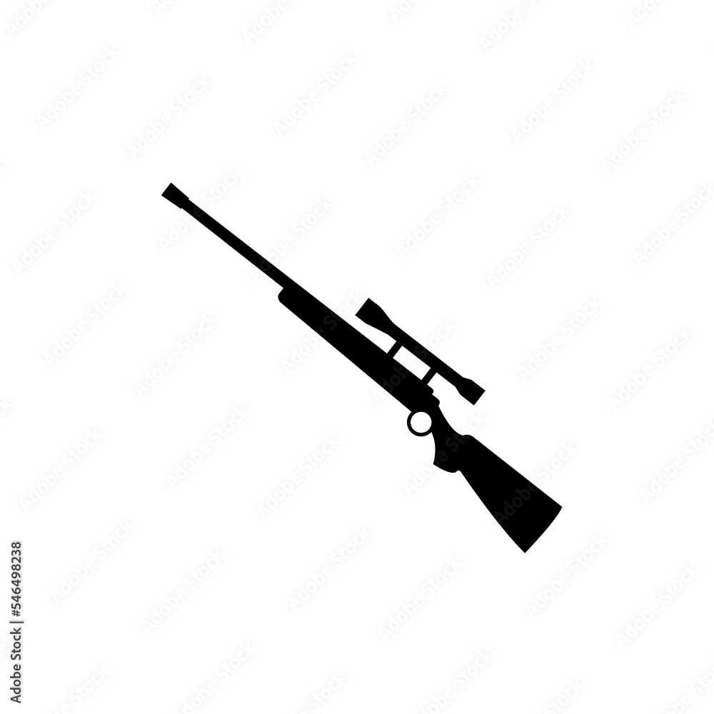 gun isolated on white background gun isolated on white background