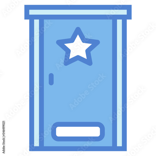 backstage two tone icon style