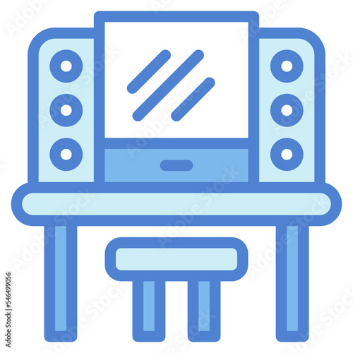 dressing room two tone icon style