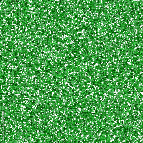 Green Glitter, Vector Texture Seamless Pattern