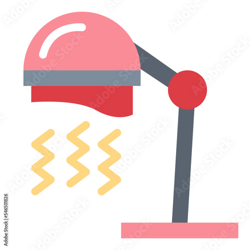 hair treatment flat icon style