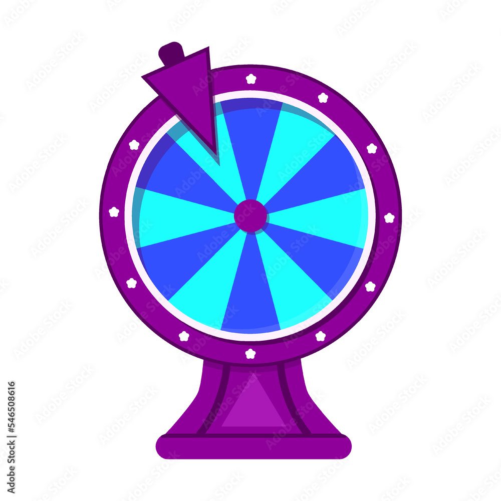 lucky Wheel of fortune on white background cartoon vector. Spin of gambling roulette with arrows. Lottery opportunity lucky Wheel of fortune on white background cartoon vector. Spin of gambling roulette with arrows. Lottery opportunity