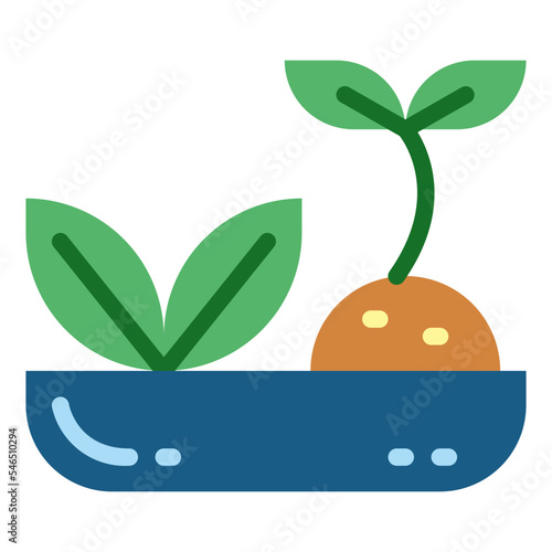 herbal flat icon style