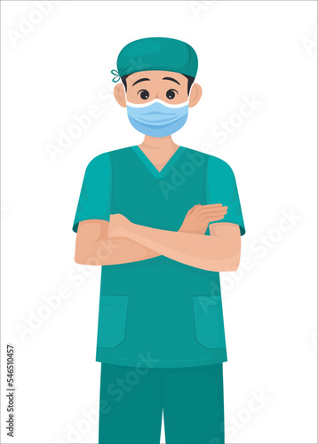 nurses man doctor medicine nurse healthcare medical hospital health uniform care professional clinic medic vector illustration