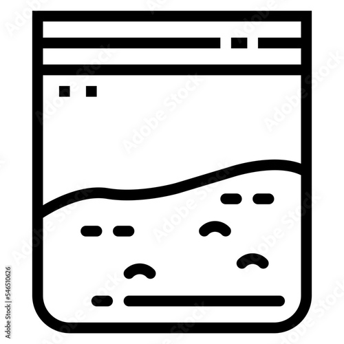 heroin line icon style