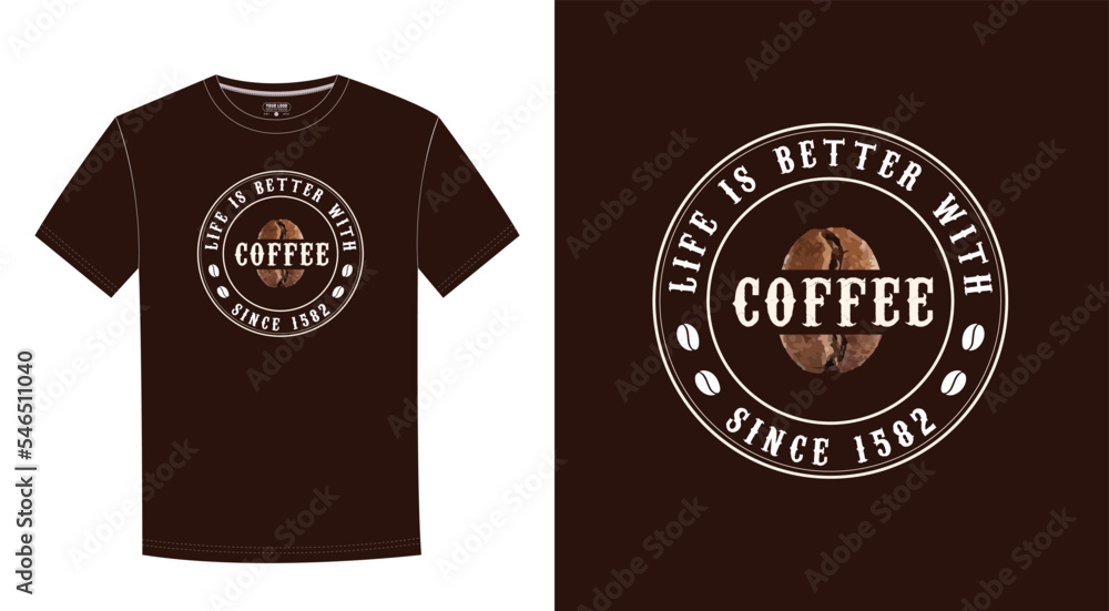 Coffee t shirt design Coffee t shirt design