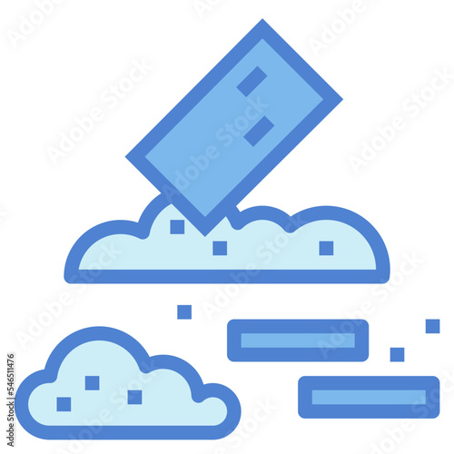 cocaine two tone icon style