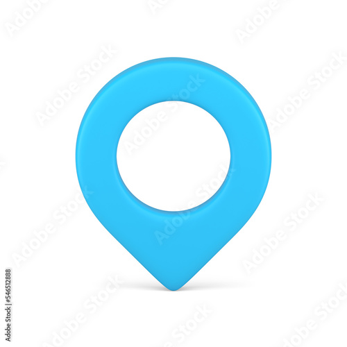 Free Download Realistic blue map pin 3d icon GPS position locate isometric - GFXLoad