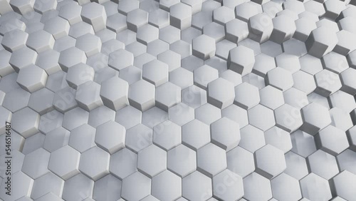 abstract background made of hexagonal loop