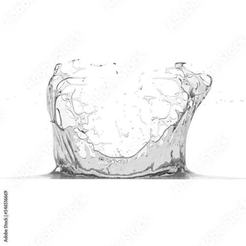 splash isolated on white transparent