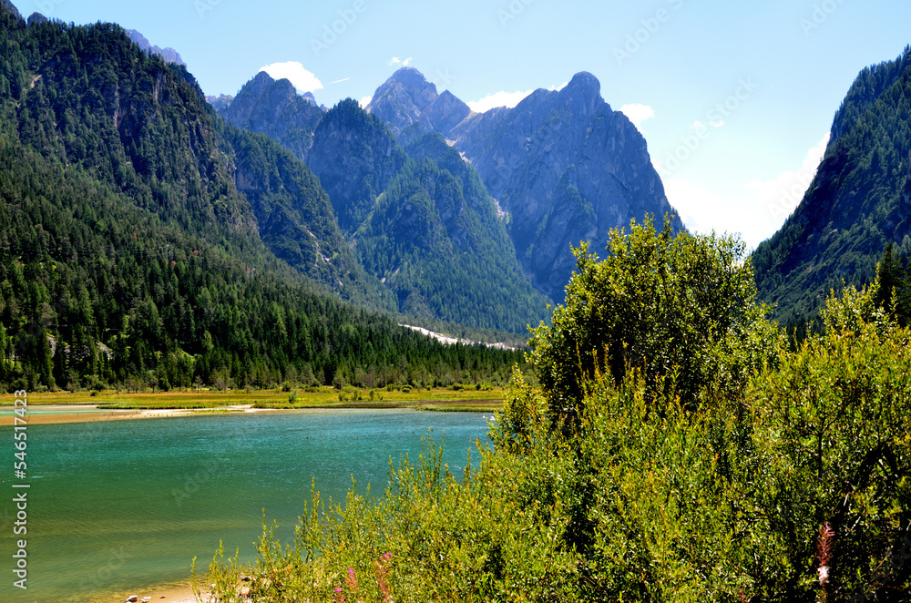 Fototapeta premium At the beginning of the lake