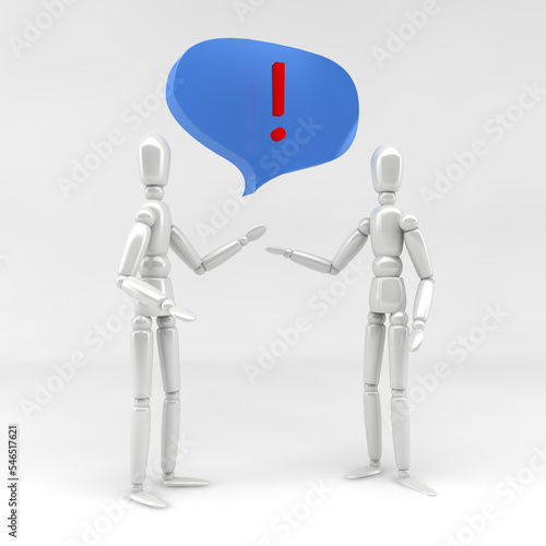 wooden person sculpture doing discussing
