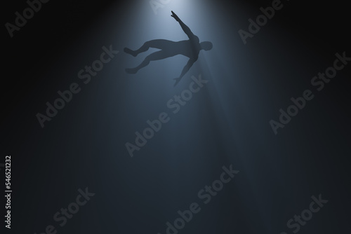 Soaring up to the source of light human body