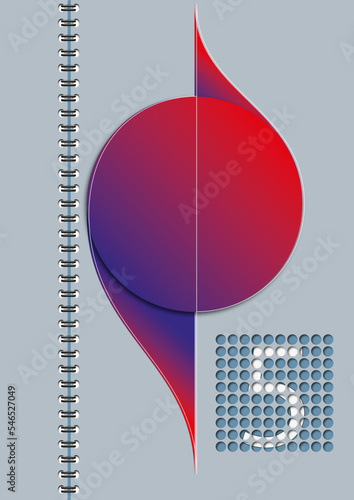 Layout Raster Zahl 5