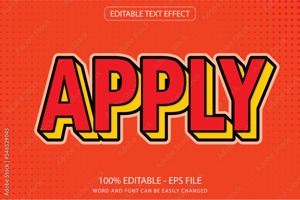 apply text effect apply text effect