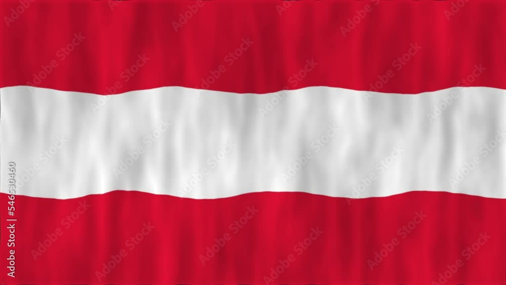 Flag of Austria. The texture of the fabric. High quality looped video footage. 4K HD Flag of Austria. The texture of the fabric. High quality looped video footage. 4K HD