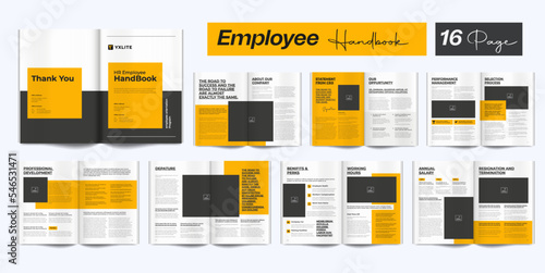 Employee Handbook Hr Employee Handbook Design 
