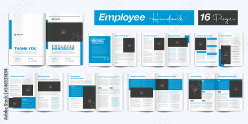 HR  Employee Handbook Employee Handbook Design	 photo