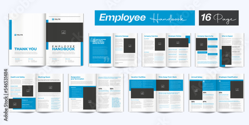 HR  Employee Handbook Employee Handbook Design	