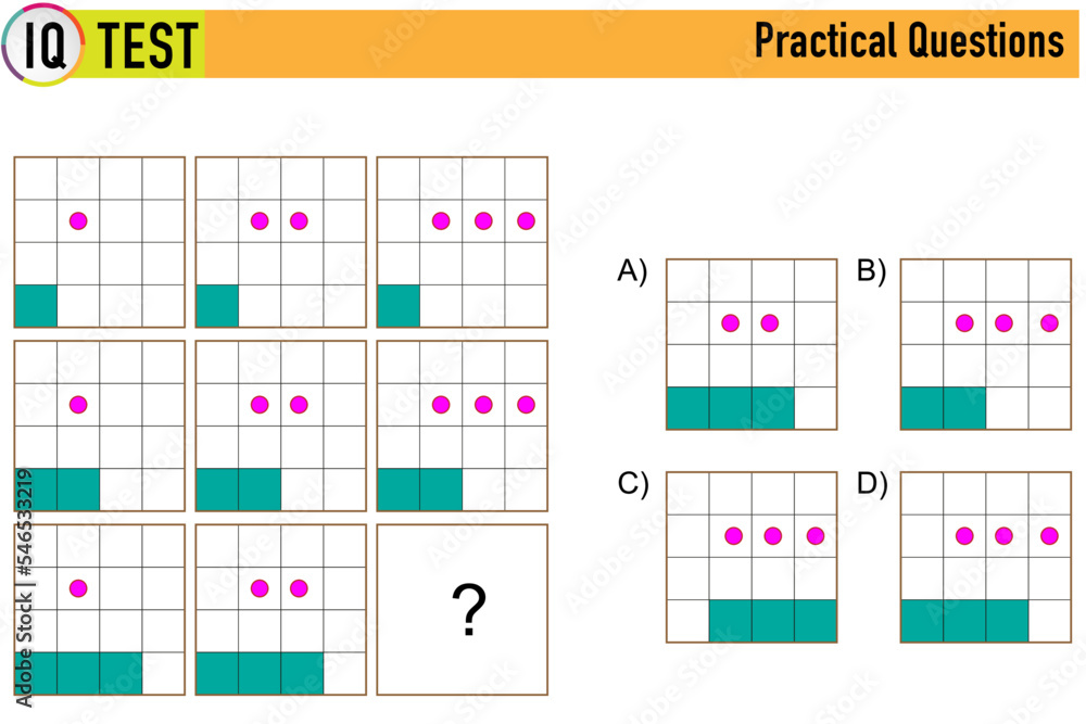 Visual intelligence questions IQ TEST, visual intelligence questions