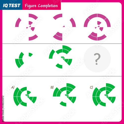 Visual intelligence questions IQ TEST, visual intelligence questions. Find the missing, Find the missing piece
